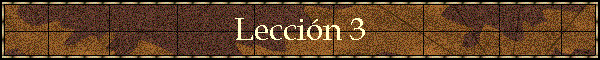 Leccin 3