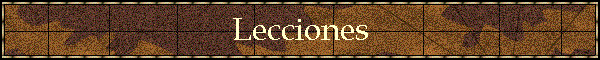 Lecciones