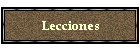 Lecciones